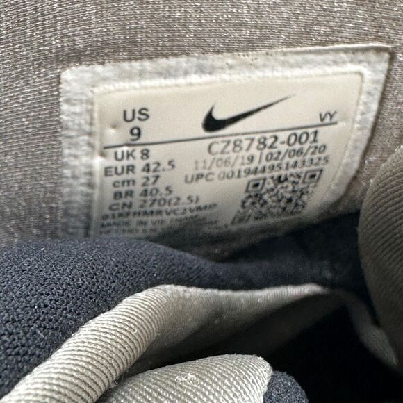 Nike Air  Max Penny 5 Mens 9 Athletic Sneaker Shoes Black Thrashed Basketball - Picture 10 of 11